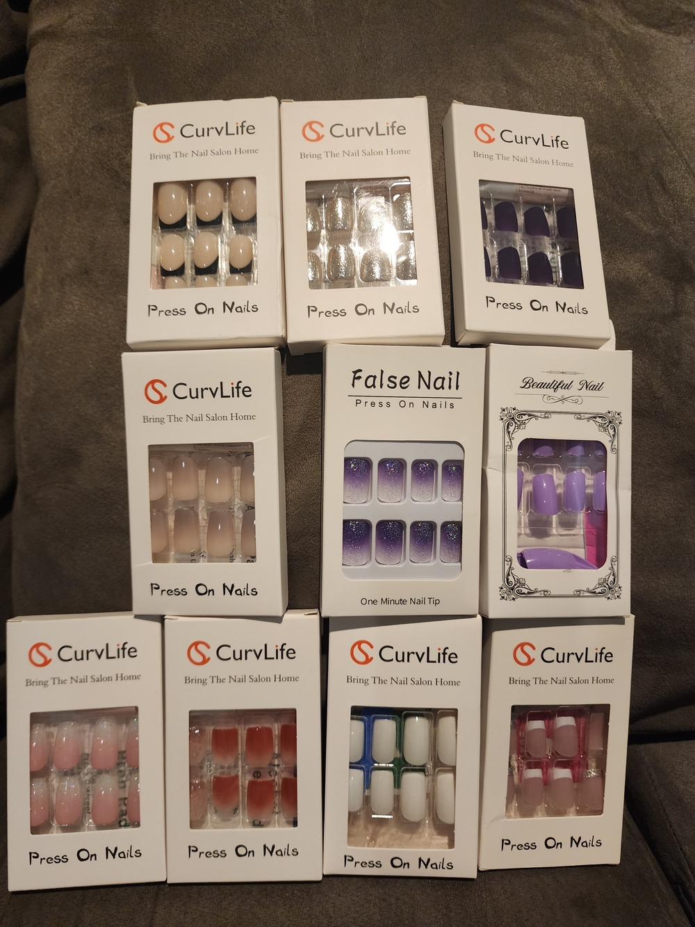 Assorted Press-On Nails Set - Multi-Color Styles - Picture 3 of 4